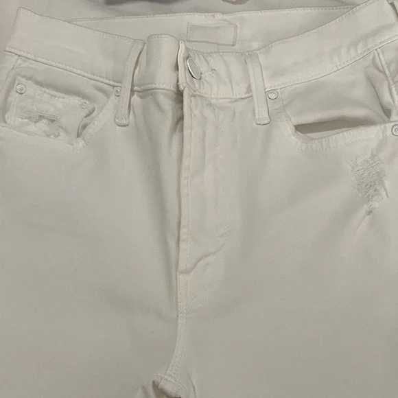 MOTHER Men's Off-White Skinny Jeans - Picture 1 of 7